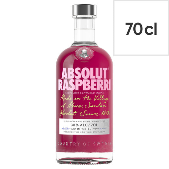 Absolut Raspberry Vodka (70cl)