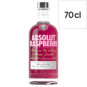 
            
                Load image into Gallery viewer, Absolut Raspberry Vodka (70cl)
            
        
