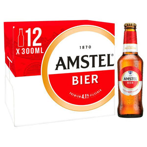 
            
                Load image into Gallery viewer, Amstel Lager Beer Bottles (12 x 300ml)
            
        