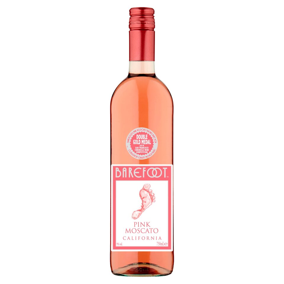 Barefoot Pink Moscato Wine (75cl)
