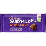Cadbury Dairy Milk Whole Nut Chocolate Bar (120g)