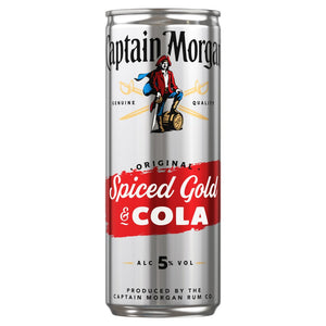 
            
                Load image into Gallery viewer, Captain Morgan Spiced &amp;amp; Cola (250ml)
            
        