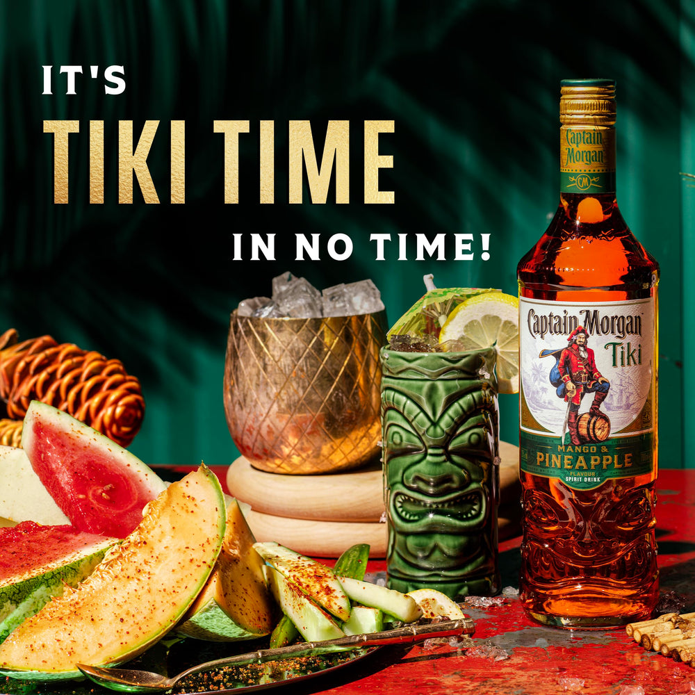 Captain Morgan Tiki Pineapple and Mango Rum (70cl) – Alcohol Express