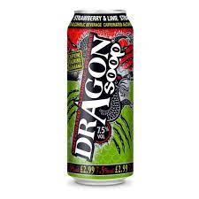 Dragon Soop Strawberry & Lime (500ml)