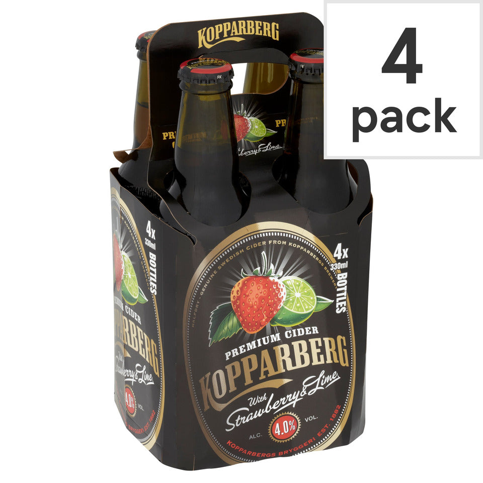Kopparberg Strawberry & Lime Ciders (4x 330ml)