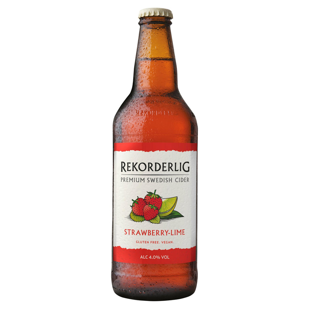 
            
                Load image into Gallery viewer, Rekorderlig Premium Swedish Cider Strawberry-Lime (500ml)
            
        
