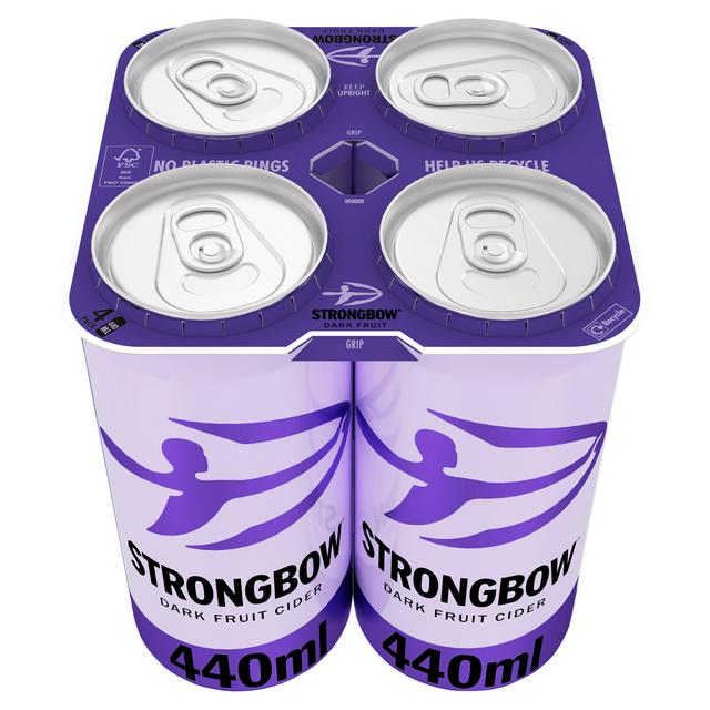 Strongbow Dark Fruit Ciders (4x 440ml)