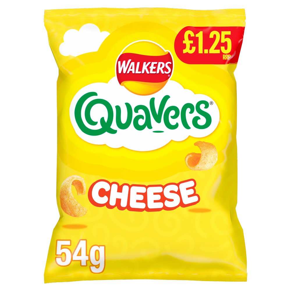 
            
                Load image into Gallery viewer, Walkers Quavers Cheese Snacks Crisps (54g)
            
        