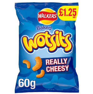 Walkers Wotsits Cheese Snacks Crisps (60g)